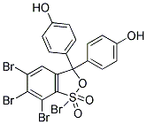 3,4,5,6-Tetrabromophenolsulfonephtalein  结构式