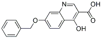 4-Hydroxy-7-benzyloxyquinoline-3-carboxylic acid 结构式