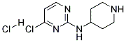 4-氯-N-4-哌啶基-2-嘧啶胺盐酸盐 结构式