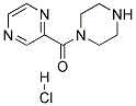 1-哌嗪基-2-吡嗪基甲酮盐酸盐 结构式