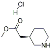 (R)-3-哌啶乙酸甲酯盐酸盐 结构式