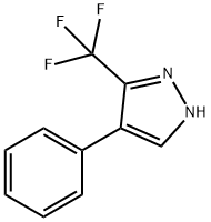 4-PHENYL-3-(TRIFLUOROMETHYL)-1H-PYRAZOLE 结构式