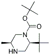 (2S,5S)-1-Boc-2-Tert-Butyl-5-Methyl-Piperazine 结构式