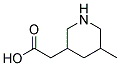 3-Methyl-5-Piperidine-Acetic Acid 结构式