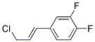 3,4-Difluorocinnamyl Chloride 结构式