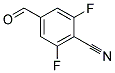 4-氰基-3,5-二氟苯甲醛 结构式