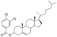 CHOLESTERYL 3,4-DICHLOROBENZOATE 结构式