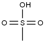 Methansulfonic acid 结构式