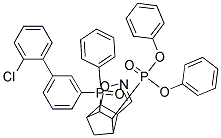 5-(2-chlorophenyl)-8-(diphenylphosphoryl)-3-oxa-4-azatricyclo[5.2.1.0~2,6~]dec-4-en-9-yl(diphenyl)phosphine oxide 结构式
