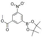 3-(Methoxycarbonyl)-5-nitrobenzeneboronic acid, pinacol ester 结构式