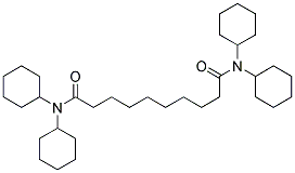 Sebacoyl biscyclohexylamide 结构式