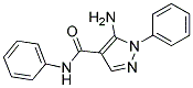 5-Amino-N,1-diphenyl-1H-pyrazole-4-carboxamide 结构式