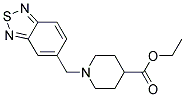 Ethyl 1-(2,1,3-benzothiadiazol-5-ylmethyl)piperidine-4-carboxylate 结构式