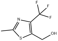 5-(Hydroxymethyl)-2-methyl-4-(trifluoromethyl)-1,3-thiazole 结构式