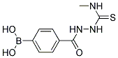 4-{[2-(Methylcarbamothioyl)hydrazino]carbonyl}benzeneboronic acid 结构式