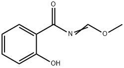 N-(2-羟基苯甲酰)亚胺酯甲酯 结构式