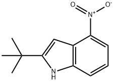 2-(叔丁基)-4-硝基-1H-吲哚 结构式