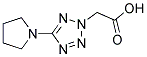 5-(Pyrrolidin-1-yl)-2H-tetrazole-2-acetic acid 结构式