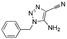 5-Amino-1-benzyl-1H-1,2,3-triazole-4-carbonitrile 结构式