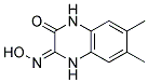 6,7-Dimethyl-1,4-dihydroquinoxaline-2,3-dione 2-oxime 结构式