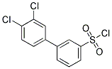 3-(3,4-Dichlorophenyl)benzenesulphonyl chloride 结构式