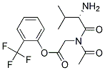 乙酰基三氟甲基苯基缬氨酰甘氨酸 结构式