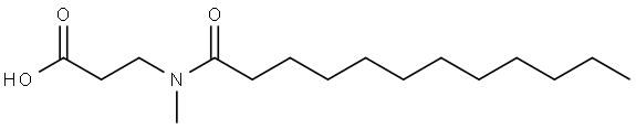 月桂酰甲基 Β-氨基丙酸 结构式