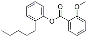 戊基酚甲氧基苯甲酸酯 结构式