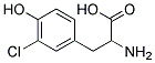 3-Chloro-DL-tyrosine 结构式