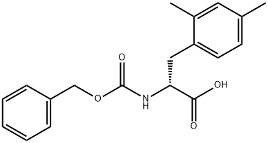 CBZ-2,4-DIMETHY-D-PHENYLALANINE 结构式