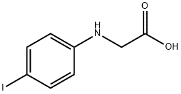 N-(4-碘苯基)甘氨酸 结构式