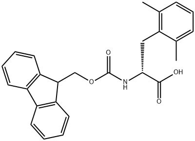 FMOC-2,6-DIMETHY-D-PHENYLALANINE 结构式