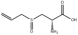 S- 烯丙基-D-半胱氨酸亚砜 结构式