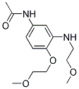 N-(4-(2-methoxyethoxy)-3-(2-methoxyethylamino)phenyl)acetamide 结构式