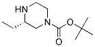 (S)-1-BOC-3-乙基哌嗪 结构式