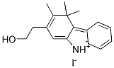 3-(2-Hydroxy-ethyl)-1,1,2-trimethyl-1H-benzoeindoliumiodide 结构式