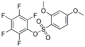 PENTAFLUOROPHENYL 2,4-DIMETHOXY-BENZENESULFONATE 98% 结构式