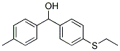 4-(ETHYLTHIO)-4'-METHYLBENZHYDROL 97% 结构式