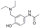 4-ACETAMIDO-2-DIETHYLAMINOMETHYLPHENOL MM(CRM STANDARD) 结构式