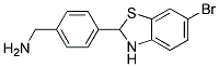 [4-(6-BROMO-2,3-DIHYDRO-BENZOTHIAZOL-2-YL)-PHENYL]-METHYL-AMINE 结构式