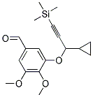 3-(1-CYCLOPROPYL-3-TRIMETHYLSILANYL-PROP-2-YNYLOXY)-4,5-DIMETHOXY-BENZALDEHYDE 结构式