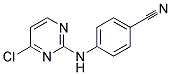 4-(4-CHLORO-PYRIMIDIN-2-YLAMINO)-BENZONITRILE 结构式