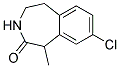 8-CHLORO-1-METHYL-1,3,4,5-TETRAHYDRO-BENZO[D]AZEPIN-2-ONE 结构式