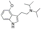 n,n-diisopropyl-4-methoxytryptamine 结构式