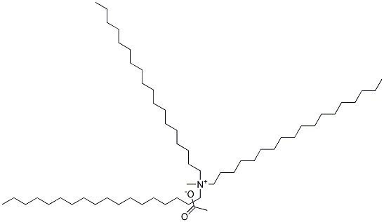 三-十八烷基甲基醋酸铵 结构式