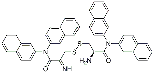 L-Cystine-Di-Beta-NaphthylamideA.R. 结构式