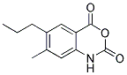 7-Methyl-6-Propyl-2H-3,1-Benzoxazine-2,4-(1H)-Dione 结构式