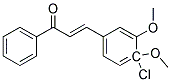3,4-Dimethoxy-4-ChloroChalcone 结构式