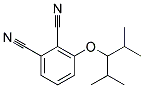 3-(2,4-Dimethyl-3-Pentyloxy)Phthalonitrile 结构式