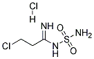 N-(Aminosulfonyl)-3-Chloropropanimidamide Hydrochloride 结构式